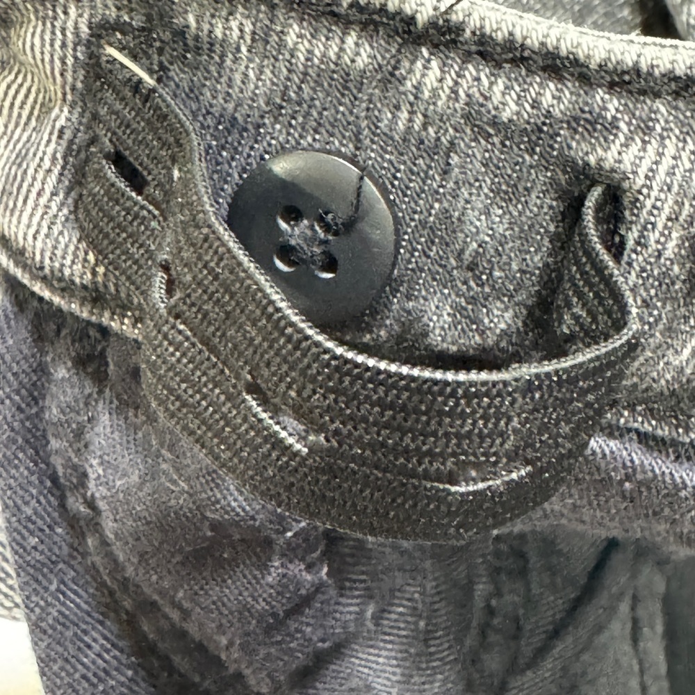Zara Gray Denim Pants - Picture 5 of 5